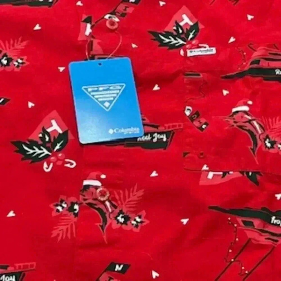 NEW Columbia PFG Marlins & Martinis Red Trollers‎ Vented Fishing Shirt Mens XXL - Picture 12 of 12
